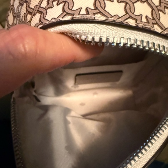 kate spade Cream and Taupe Monogram Mini Backpack main image 5